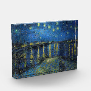 Bloque Para Fotos Vincent van Gogh - Noche estrellada sobre el Ródan