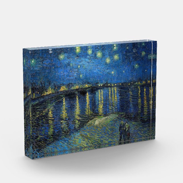 Bloque Para Fotos Vincent van Gogh - Noche estrellada sobre el Ródan (Izquierda)