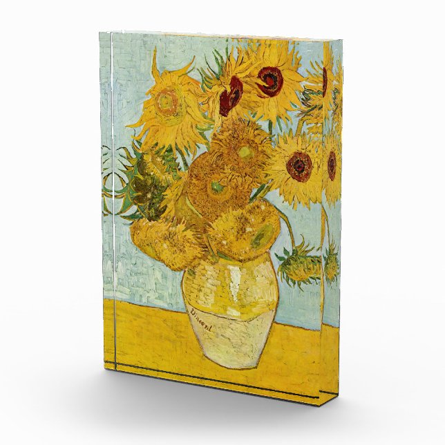 Bloque Para Fotos Vincent Van Gogh - Vase con doce girasoles (Derecha)