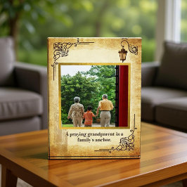 Bloque Para Fotos Vintage Paper Design w/ Quote Custom Photo Block 