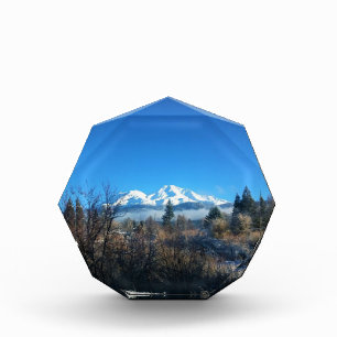 Bloque Para Fotos Vista de invierno en el Monte Shasta, CA