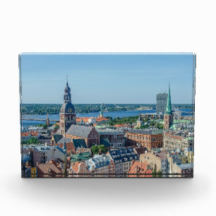 Bloque Para Fotos Vista del centro de Riga desde arriba