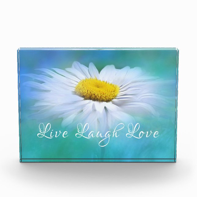 Bloque Para Fotos Vive Ríe Ama Daisy (Anverso)