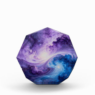 Bloque Para Fotos Vortex celeste: añil y acitismo