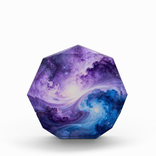 Bloque Para Fotos Vortex celeste: añil y acitismo (Anverso)