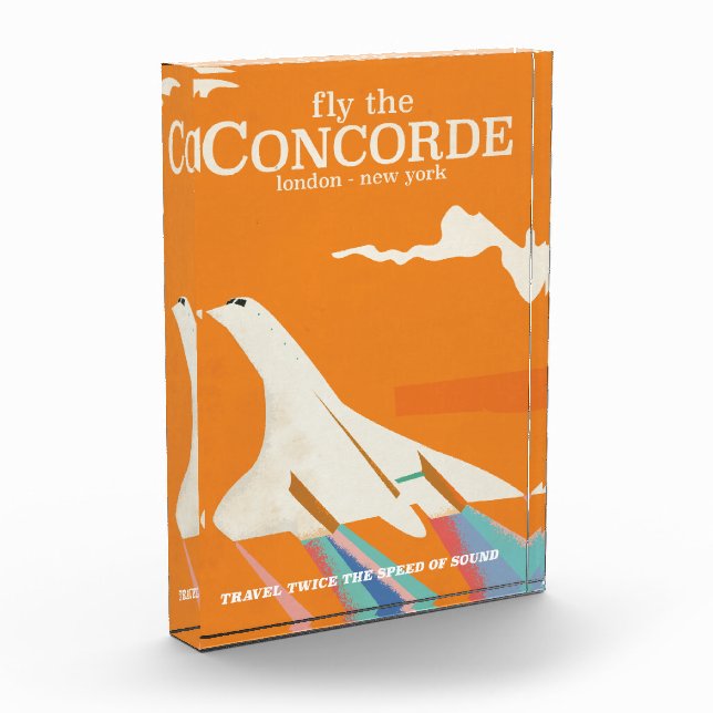 Bloque Para Fotos Vuela en el Concorde (Izquierda)