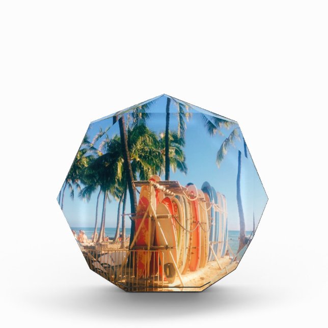 Bloque Para Fotos Waikiki Beach Surfboards (Anverso)
