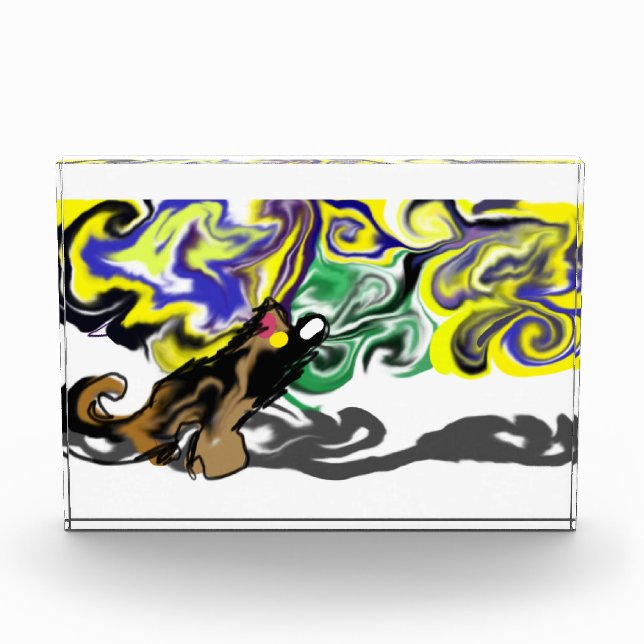 Bloque Para Fotos Wolf night stary  (Anverso)