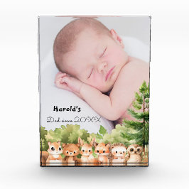 Bloque Para Fotos Woodland New Dad Baby Boy