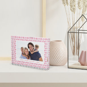 Bloque Para Fotos XOXO pintado   EL DÍA DE SAN VALENTÍN