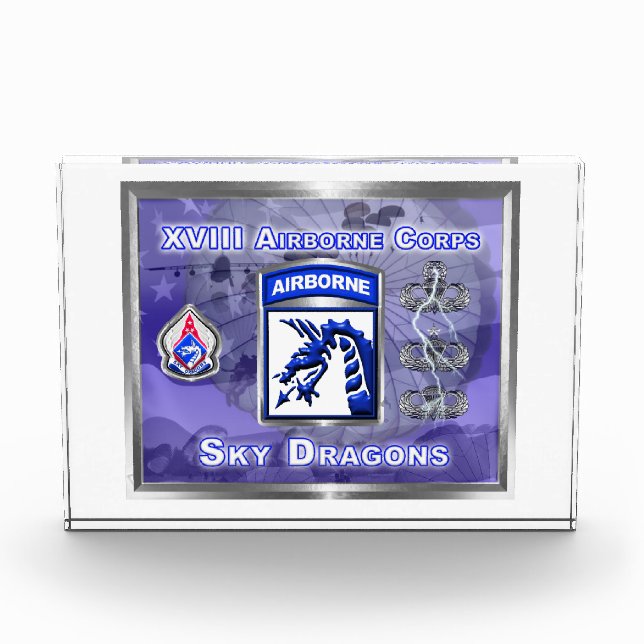 Bloque Para Fotos XVIII Personalizado de los Sky Dragons del Cuerpo  (Anverso)