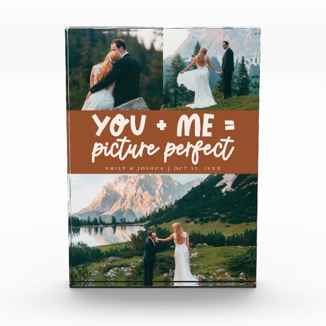 Bloque Para Fotos You and Me Picture Perfect Newlywed Terracotta (Anverso)