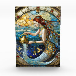 Bloque Para Fotos Zodiac - Aquarius La Sirenita Del Alumno