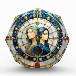 Bloque Para Fotos Zodiac - Gemini Los Gemelos