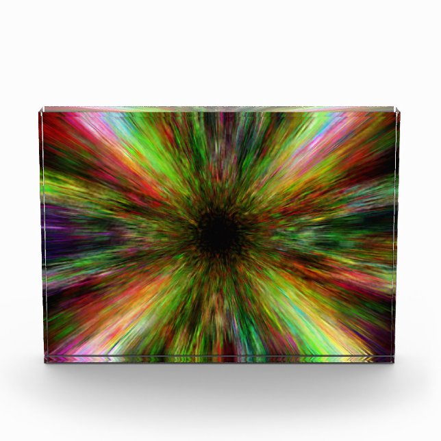 Bloque Para Fotos Zoom vibrante de la mirada (Anverso)