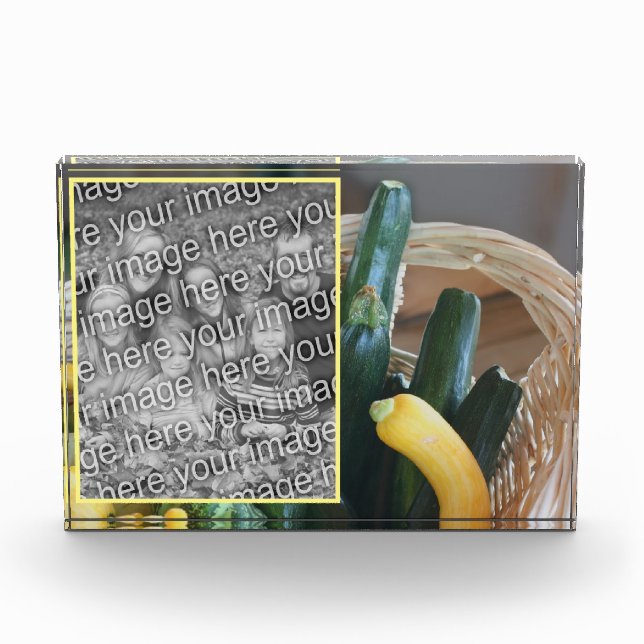 Bloque Para Fotos Zucchini Squash Vegetables Añadir el propio (Anverso)