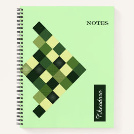 Bloque verde impresionante - Cuaderno de vuelta al