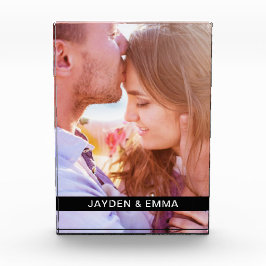 Bloquear acrílico tu foto y texto