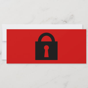 Bloquear. Icono principal secreto o confidencial.