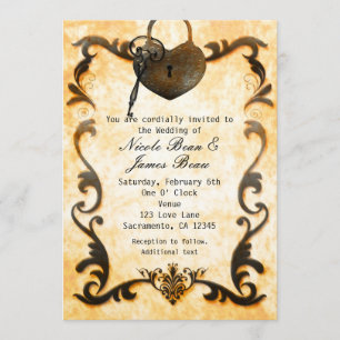 Bloqueo cardíaco y invitación a matrimonio rústico