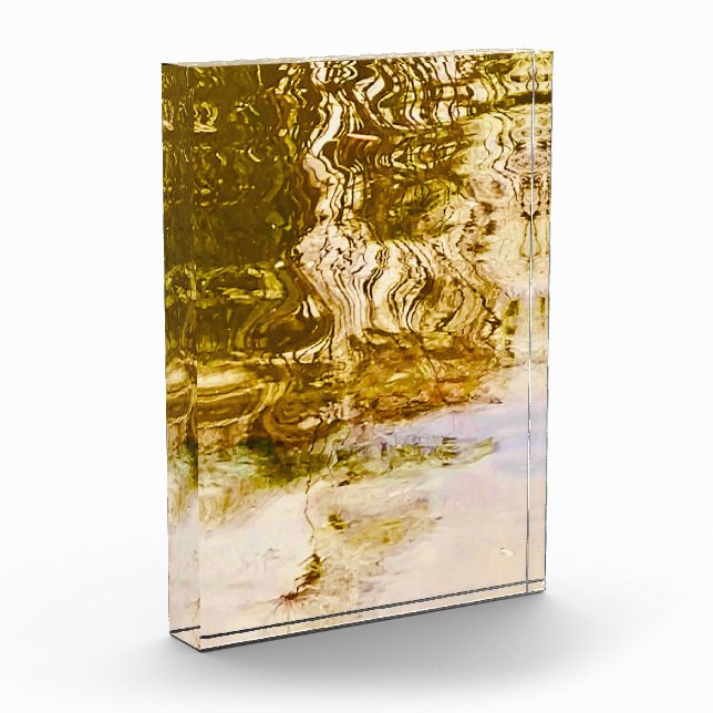 Bloqueo de fotos de agua dorada (Izquierda)