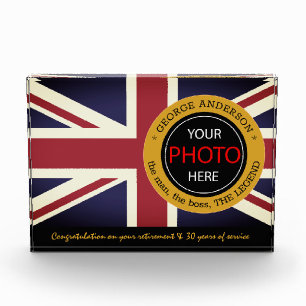 Bloqueo de fotos de bandera británica y Reino Unid