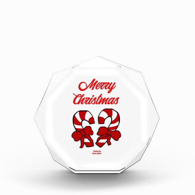 Bloqueo de fotos de candy canes de navidad (Anverso)