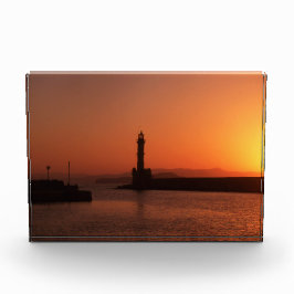 Bloqueo de fotos de Chania Sunset