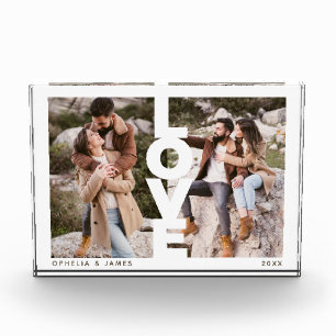 Bloqueo de fotos de Collage de fotos de pareja rom