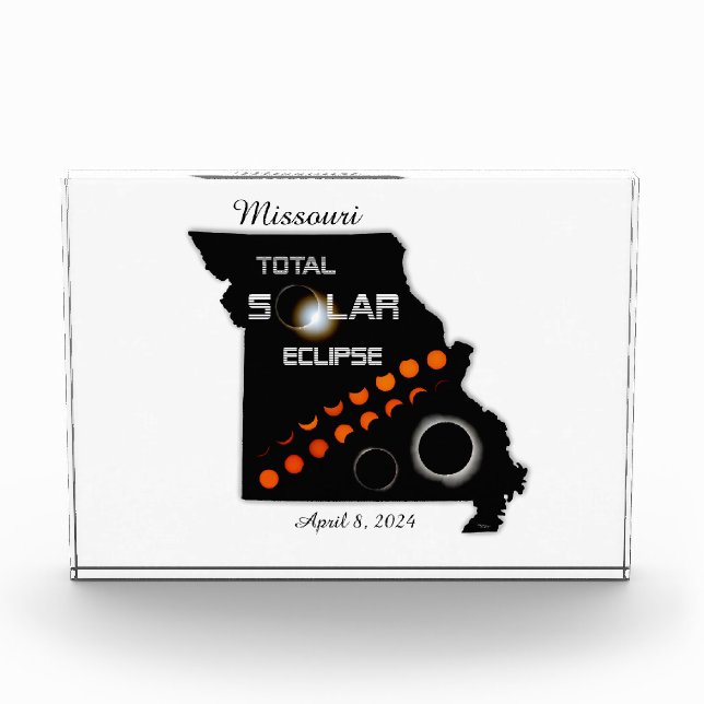Bloqueo de fotos de eclipse solar de Missouri (Anverso)