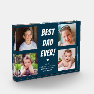 Bloqueo de fotos de la familia Best Dad