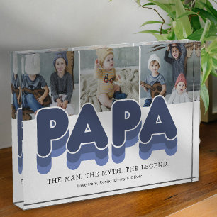 Bloqueo de fotos de leyenda del mito de Papa Man