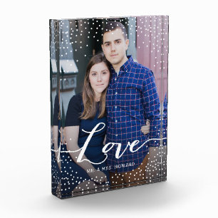Bloqueo de fotos de personalizado Boda de amor