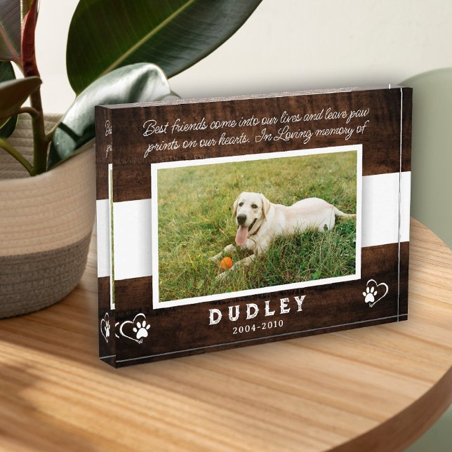Bloqueo de fotos de personalizado Mascota Memorial (Subido por el creador)