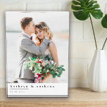 Bloqueo de fotos del Boda moderno Keepsake<br><div class="desc">Muestra una foto favorita de tu boda con este sencillo diseño de mantenimiento de fotos. Todos los productos son creados por Zazzle y enviados a tu puerta dondequiera que estés en el mundo. Haga clic en el icono del camión pequeño para ver cuándo pueden entregar 🚚 Si necesita ayuda con...</div>