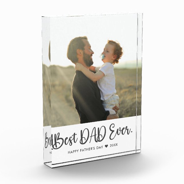 Bloqueo de fotos simple del Día del Padre Mejor (Izquierda)