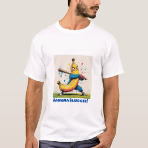 Bloqueo de plátanos - Camiseta Bananera de Béisbol
