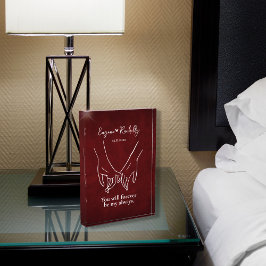 Bloqueo romántico de fotos de la pareja Pinky Prom