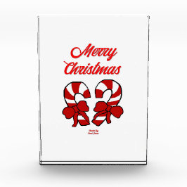 Bloqueo vertical de fotos de bastones de navidad