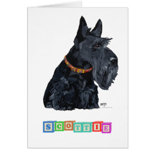 Bloques alfabéticos de Terrier Escocés