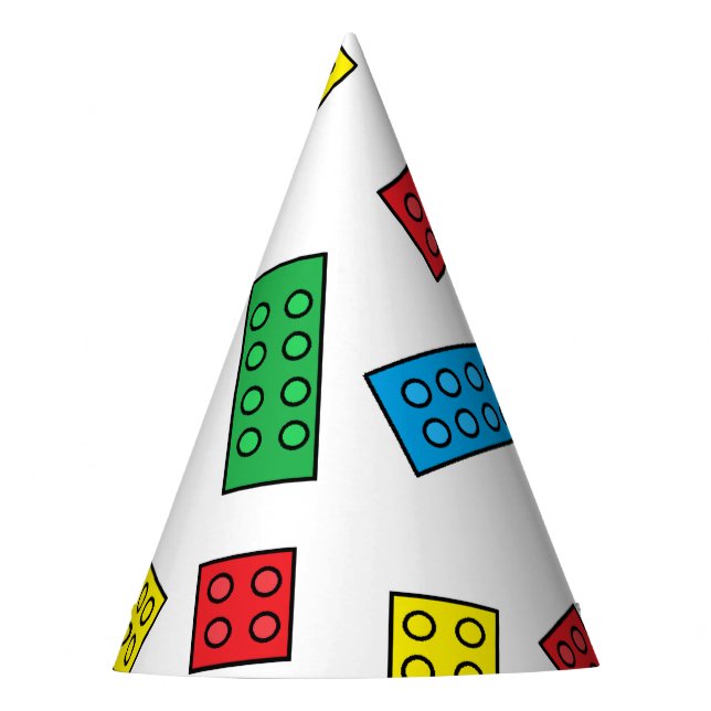 "Bloques de construcción" Gorras Fiestas (Anverso)