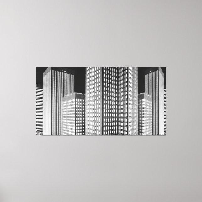 Bloques de la ciudad con lienzo envuelto (Anverso)