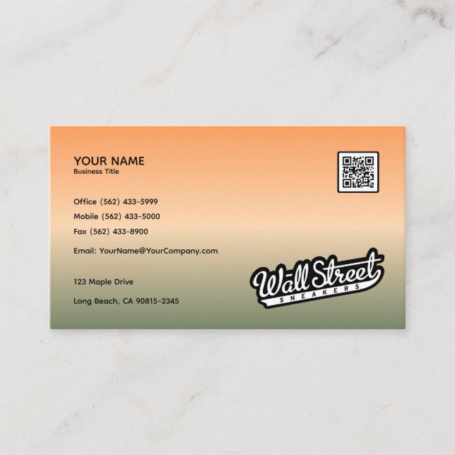 Bloques de mosaico - Diseño de tarjetas de visita (Anverso)