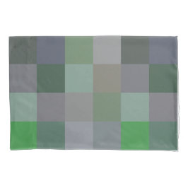 Bloques en negrita y bandas 3 funda de almohada