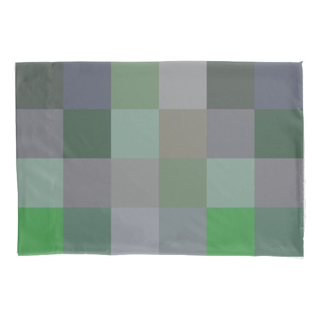 Bloques en negrita y bandas 3 funda de almohada (Anverso)