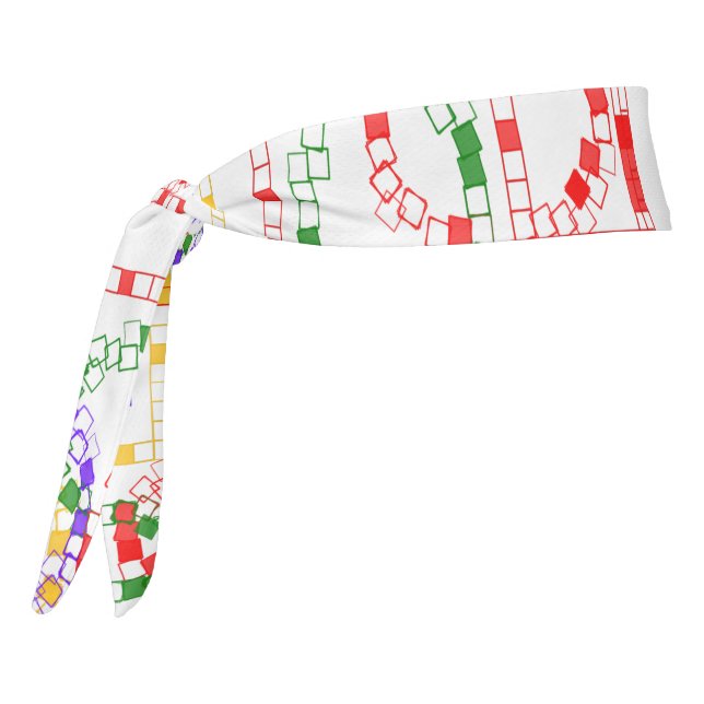 Bloques geométricos Pink Purple Headbands (Girar 270)