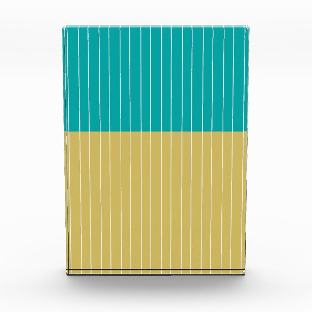 Bloques geométricos y líneas azul amarillo (Anverso)