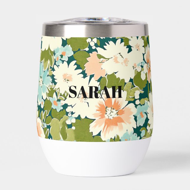 Blossom Brew Travel Mug (Frente)