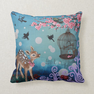 Blossom dulce, Cojín decorativo de algodón 16x16