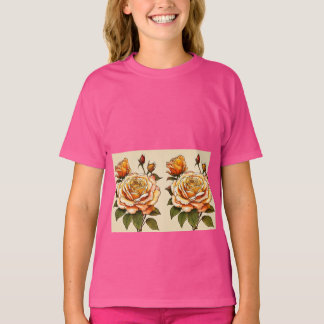 "Blossom in Style: camiseta de Chicas de Skater Ro